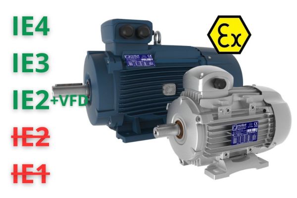 ⚠️ min mandatory IE efficiency requirements for ATEX motors 