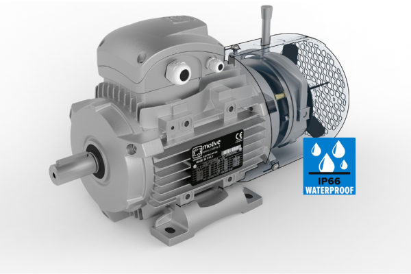 Motive ATDC brake motors, now also in IP56 and IP66 version